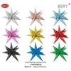 Globos Estrella Explosiva, Globos de Papel de Aluminio Forma de Estrella de Seis Puntas Gota de Agua, Accesorios de Decoración para Fiestas de Cumpleaños en Centros Comerciales Venta al por Mayor