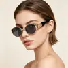 Nuevas Gafas de Sol Metálicas Ovaladas de Marco Pequeño Estilo Retro Vintage con Protección UV400 para Mujer
