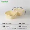 Cajas desechables para llevar, recipientes de comida hechos a medida, cajas para llevar a base de almidón de maíz, tazones de sopa biodegradables de grado alimenticio