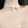 Nueva Lencería Sexy de Lin Linting Cuello Encaje Auricularia Campana Pies Largos Lazo