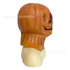 Máscara de Alien Calabaza Halloween Casa Embrujada Cámara Secreta cos Accesorios para Disfrazar Casco de Látex Aterrador Salida de Fábrica