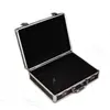 Caja de Almacenamiento de Herramientas de Ferretería Personalizada, Caja de Aleación de Aluminio con Cerradura, Caja de Aluminio con Patrón de Diamante, Caja de Herramientas Portátil