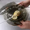 Plato de fruta de cristal irregular, creativo, grande, para hotel, transparente, nuevo, estilo chino, estilo europeo