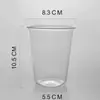 Venta al por mayor del fabricante Taza personalizada de vidrio de borosilicato alto para café bebidas frías Taza de agua simple Taza para jugo leche