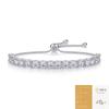 Pulsera Tenis Sencilla de Plata 925 Más Vendida en Amazon para Mujer, Pulsera de Moissanita de Alta Calidad Lujo Ligero Europea y Americana