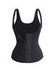 Colete Moldador com Zíper de Neoprene Transfronteiriço Top Modelador Suporte Firme Roupas Modeladoras Pós-Parto Cinta Abdominal Grossa