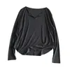 Camisa Ligera con Cuello en V Transparente para Protección Solar para Mujer 2024, Suéter Delgado para Mujeres Menudas, Blusa de Protección Solar, Camiseta Transpirable y Ligera