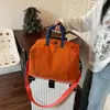 Bolsa de viaje de gran capacidad a la moda, bolso cruzado estilo coreano, bolsa de gimnasio de un solo hombro, bolsa de equipaje de almacenamiento casual de alto valor