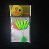 Aku B- em forma de Float Green 5+1 Sete estrelas Float Pesca Tradicional Fluorescente Float Striking Bean Edition 60 Pack