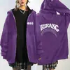 Moderna Nueva Sudadera con Capucha y Cremallera Estampada Arirang World Tour Sudadera Suelta Casual para Fans