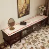 Tapete Simples Retrô para Mesa de Gabinete de TV, Tapete à Prova de Óleo e Impermeável para Gabinete de Sapatos de Entrada, Toalha de Mesa Longa Anti-Sujeira, Tapete de Proteção para Bancada