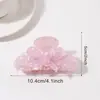 Golais Jewelry Presilha de Cabelo Laço Estilo Coreano Elegante Grampo para Parte de Trás da Cabeça Presilha Tubarão Acessório de Cabelo para Mulheres Franja