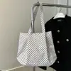 Bolso Tote Casual de Gran Capacidad de Moda 2024 Primavera Nuevo Bolso de Hombro Sencillo de Moda Bolso Coreano para Mujer con Estampado Retro