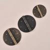 Bisagra redonda de bronce negro, bisagra antigua china, puerta de armario zapatero de madera de secuoya para muebles chinos.