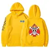 ONE PIECE ONE PIECE Monkey D. Sudadera con Capucha y Estampado Térmico 2D Divertida de Luffy Transfronteriza