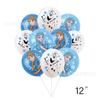 Ventas Directas de Fábrica Set de Fiesta Frozen, Banderines, Adornos para Pastel, Manteles, Vasos de Papel, Platos de Papel, Suministros de Decoración de Cumpleaños