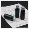 Frasco de Alumínio Preto com Tampa 30ml Frasco de Óleo Essencial Frasco de Hidrolato 30ml Frasco de Medicamento Líquido Frasco de Álcool em Gel Frasco de Tônico Frasco de Loção
