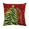 Fronha de Almofada de Natal da Amazon Decoração de Casa Transfronteiriça Capa de Almofada de Sofá Desenho Animado Poliéster Estampado Fronha Decorativa para Sala de Estar