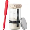 Tarro de Vidrio para Fermentación de Pan Tarro Sellado Placa de Petri Tanque de Ahorro Utensilios para Hornear Masa 24oz Tanque de Fermentación de Masa Madre