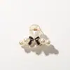 Presilha de Cabelo Pequena Modelo Novo Transfronteiriço 4cm, Presilha de Cabelo Elegante Pequena Estilo Chanel para Mulheres, Mini Presilha de Cabelo Estilo Ins, Mini Presilha de Garra Acessório de Cabelo