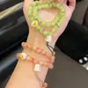 Pulseira Duplo Círculo Garra de Gato e Bodhi Fofa para Alunos Enrolarem nos Dedos, Pulseira Macia e Divertida, Doce e Bonita para Casais e Melhores Amigos