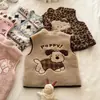 Colete de Fleece timo para Meninas Meninos Outono Inverno Modelo 2026 Jaqueta Cartoon para Crianças Veludo Plus Capa Fofa Meninas Estilosas