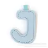 26 Letras Inglesas Decoración de Piel Sintética Lanyard DIY Accesorios para Llavero Accesorios Versátiles para Bolsos Colgantes para Ropa