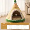 Casa para Gatos para Aquecimento no Inverno, Tenda de Abrigo Segura Grande e Fechada Adequada para Todas as Estações, Espessa e Quente para Famílias com Vários Gatos