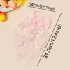 Pinza para el pelo con lazo para niños Accesorios para el pelo de niña Tocado Malla de cinta de doble capa con lazo 3D Pinza para el pelo de fotografía