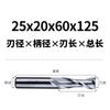 Fresa de acero blanco 4/3/2 filos ranura de chaveta doble filo tres filos cuatro filos aluminio con fresa de extremo de acero de alta velocidad extendida tratamiento de lavado