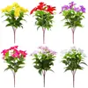 Nuevo Estilo de Primavera Impatiens Artificial Decoración de Interior Césped Exterior Jardín Balcón Terraza Adorno Colgante