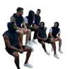 Marca Independiente Verano Hombres con Capucha Elegante Exterior Correr Deportes Chaleco Diario para Viajar Top sin Mangas Venta al por Mayor