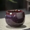 Xícara de Chá Jianzhan Queimada em Forno Tamanho Grande Cerâmica Xícara para Degustação de Chá Xícara de Anfitrião Kung Fu Chapéu de Cogumelo Conjunto de Uma Peça Xícara de Chá Tenmoku Múltiplos Estilos