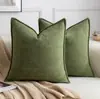 Elegante funda de almohada de terciopelo estilo francés, cojín estilo ins, moderno y simple, cómodo para sala de estar y sofá del hogar