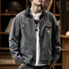 Chaqueta Pesada Americana para Hombre Primavera y Otoño 2026 Nueva Retro Guapo Ropa de Trabajo Acolchada Marca de Moda Superior
