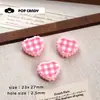 Grades Acrílicas Frescas e Simples Pingentes de Coração com Contas DIY Chaveiro Corrente de Celular Acessórios Versátil