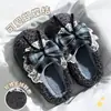 Pantuflas de algodón para mujer con lazo, nuevo estilo otoño/invierno 2026, con forro de felpa añadido para abrigar, engrosadas para mayor comodidad, antideslizantes y con suela gruesa para una sensación suave y acolchada