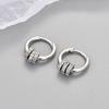 Pendientes de moda transfronterizos de Europa y Estados Unidos, nuevos pendientes de anillo desmontables, un diamante multiusos, hermosos pendientes de cintura pequeña