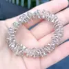 Diadema Retro Perla Estilo Coreano, Pulsera Sencilla Elegante, Goma para el Cabello de Celebridad de Internet de Doble Propósito, Goma para el Cabello de Cristal, Adorno para la Cabeza Dulce