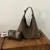 Bolso de Hombro Simple de Ante Retro Estilo Coreano de Gama Alta Moda Ins Bolso de Hombro Único para Viajes Cotidianos Simple Casual Bolso para Madre e Hijo