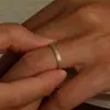 Anel Liso Fosco Prateado Retrô Estilo Vintage para Mulheres, Design de Nicho com um Simples Anel Aberto para o Dedo Indicador