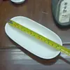 Portatoallas Comercial Portanapkins de Cerámica Bandeja para Toallas Blanca Pura 5.5 pulgadas Plato de Hotel Bandeja para Toallas Húmedas Jabonera