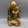 Ornamentos Antigos de Latão Yunzhai Estrela da Longevidade, Tartarugas Antigas Velhas da Longevidade, Fu Lu e Longevidade, Artesanato para Idosos Celebrarem Seus Aniversários