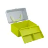 Caja de Herramientas Multifuncional de Plástico PP Caja de Almacenamiento para Manicura y Peluquería Caja para Pintura Artística del Hogar Bolso de Doble Capa Caja de Medicamentos