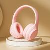 Fone de ouvido Bluetooth transfronteiriço 2026, supra-auricular, com design elegante, cobertura total para jogos, dobrável e com slot para cartão.