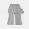 Pantalones para Niñas 2026 Otoño Nueva Moda Casual para Bebé Pantalones Largos para Niños Pequeños Atuendo de Primavera y Otoño Pantalones Acampanados para Niños 6001