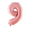 Balões de Folha de Alumínio Digitais de 32 polegadas Versão Americana Cor Caramelo Branco Branco Leitoso Rosa Doce Venda por Atacado