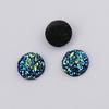 Diamante de resina plana Cielo Estrellado de 10 mm racimo de cristal de mineral cóncavo-convexo accesorios de joyería parche de joyería DIY en stock