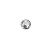 Broca para pendiente de titanio G23 F136 titanio incrustado diamante checo accesorio para piercing de labio cabeza con espiral interna stud incrustado cabeza de repuesto
