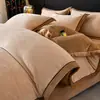 Conjunto de Quatro Peças de Leite Fleece Esculpido de Alto Peso para o Inverno com Fleece Adicional e Fleece de Coral Espessado Conjunto de Três Peças para Roupa de Cama de Dormitório Estudantil